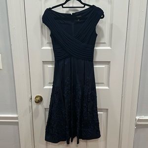 Adrianna Papell Navy formal dress